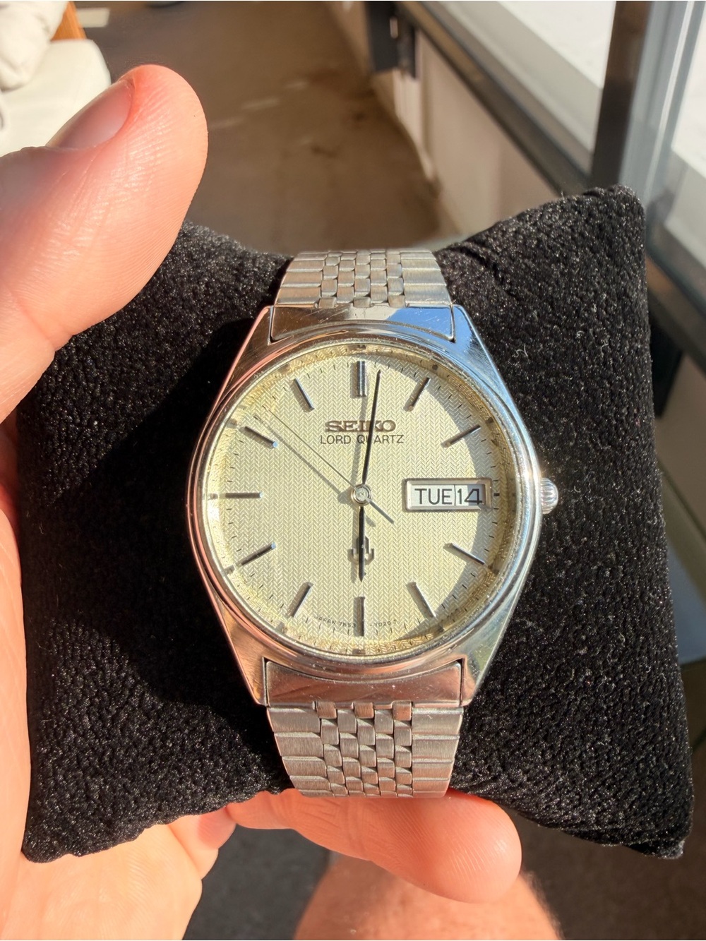Seiko Lord Quartz Linen Dial